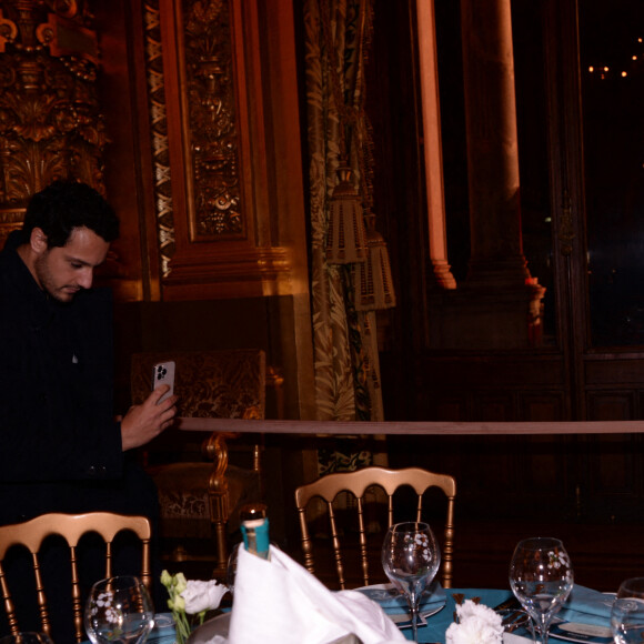 Exclusif - Iris Mittenaere et son compagnon Diego El Glaoui - Dîner Etam après le défilé Etam Live Show 2021 à l'Opéra Garnier à Paris, le 4 octobre 2021. © Rachid Bellak / Bestimage