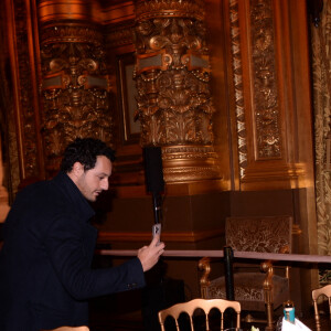 Exclusif - Iris Mittenaere et son compagnon Diego El Glaoui - Dîner Etam après le défilé Etam Live Show 2021 à l'Opéra Garnier à Paris, le 4 octobre 2021. © Rachid Bellak / Bestimage