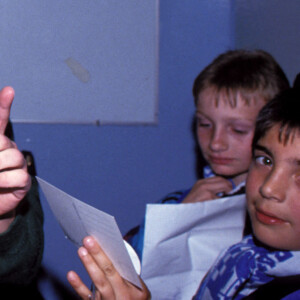 Archive - Bernard Tapie et Jean-Pierre Papin. - © Panoramic/Bestimage