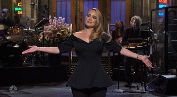 Adele dans l'émission "Saturday Night Live" à Los Angeles, le 24 octobre 2020.