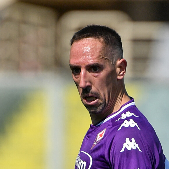 Franck Ribery de l'ACF Fiorenta lors du match de championnat Serie A opposant la Fiorentina à Juventus au stade Artemio Franchi à Florence, Italie, le 25 avril 2021. © Inside/Panoramic/Bestimage