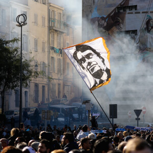 Obsèques de Bernard Tapie en la cathédrale de la Major à Marseille le 8 octobre 2021. © Jacovides / Santini / Bestimage