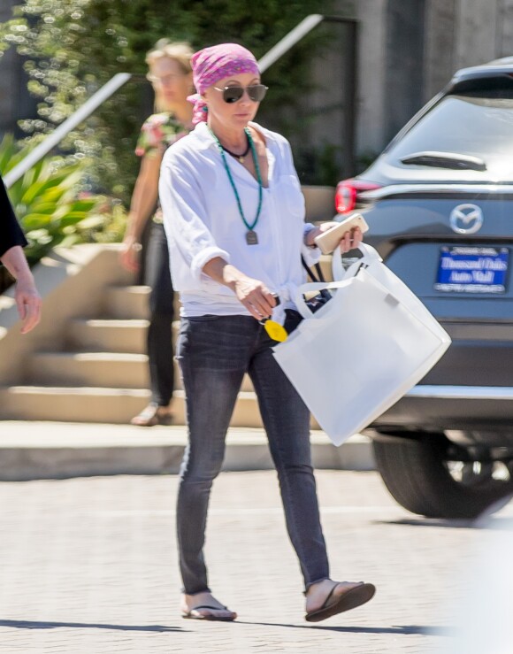 Shannen Doherty et sa mère Rosa sont allées faire du shopping à Malibu, le 26 juillet 2016.