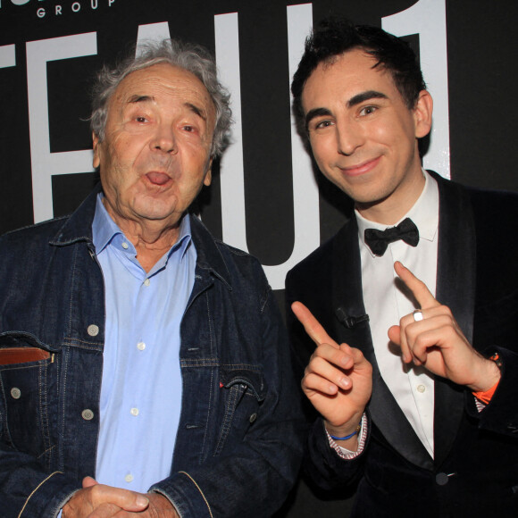 Pierre Perret, Jordan de Luxe - Les invités de l'émission "L'instant de Luxe" sur la chaine Non Stop People à Paris © Philippe Baldini / Bestimage 