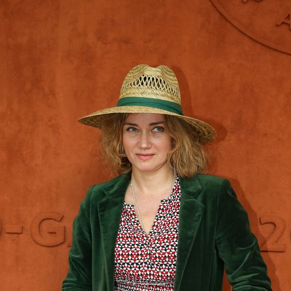 Marine Delterme dans le village lors des internationaux de tennis de Roland Garros à Paris, France, le 4 juin 2019. © Jacovides-Moreau/Bestimage