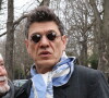 Marc Lavoine - Arrivées des people sur l'enregistrement de l'émission "Vivement dimanche" au Pavillon Gabriel à Paris le 26 février 2020.