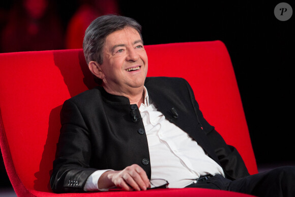 Exclusif - Enregistrement de l'émission Le Divan présentée par Marc-Olivier Fogiel, avec Jean-Luc Mélenchon en invité, le 13 février 2015.