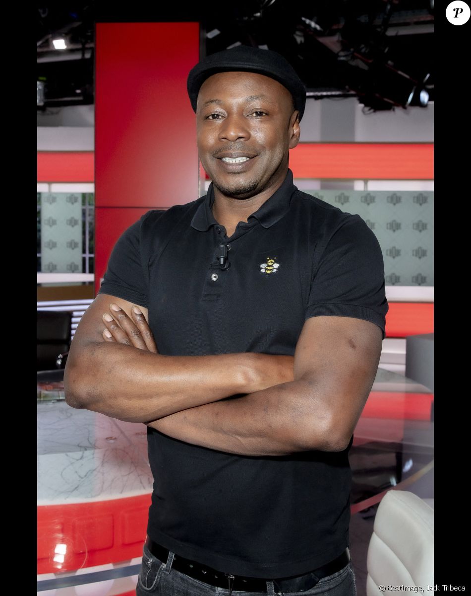 Exclusif - MC Solaar (Claude M'Barali) - Enregistrement de l'émission "Clique", présentée par Mouloud Achour et diffusée en clair sur Canal +. Jack Tribeca / Bestimage