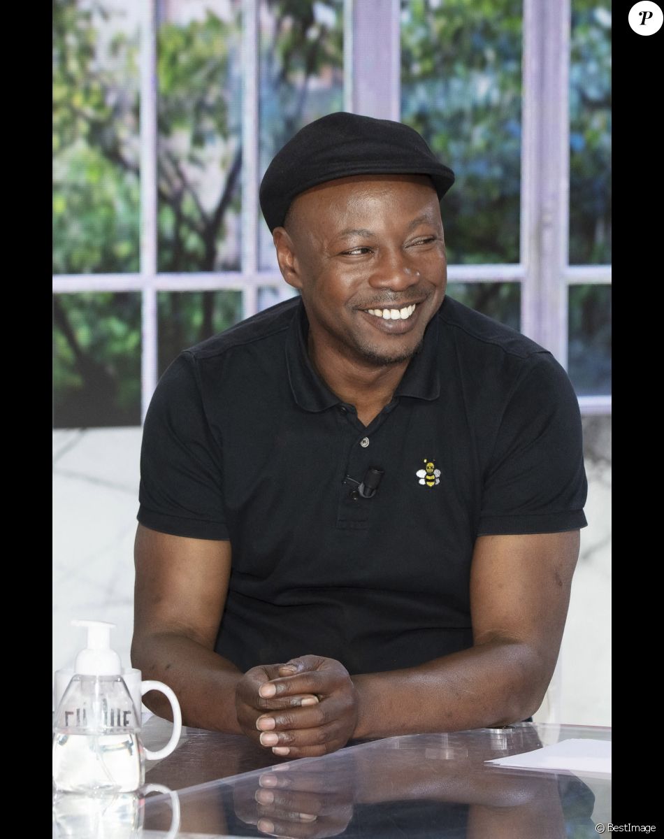 Exclusif - MC Solaar (Claude M'Barali) - Enregistrement de l'émission "Clique", présentée par M.Achour et diffusée en clair sur Canal + le 25 septembre Jack Tribeca / Bestimage Exclusive - No Web No Blog pour Belgique et Suisse