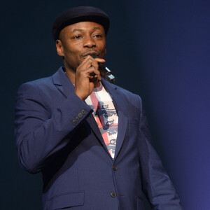 Mc Solaar (Grand Prix des musiques urbaines) - Grand Prix Sacem 2018 à la salle Pleyel à Paris présenté par Vincent Dedienne, le 10 décembre 2018. © Veeren/Bestimage 