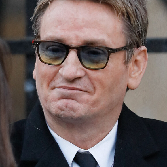 Benoît Magimel - Sortie - Obsèques du producteur Cyril Colbeau-Justin en la basilique Saint-Clotilde , Paris 7 ème pendant l'épidémie de Coronavirus Covid-19 le 12 novembre 2020. © Agence / Bestimage