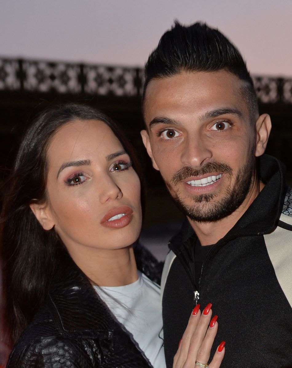 Exclusif - Julien Tanti et sa compagne Manon Marsault - Soirée du 9ème anniversaire du site en ligne "AliExpress.com" (filiale d'Alibaba) à Paris le 28 mars 2019. © Veeren/Bestimage