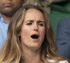 Kim Murray voit son mari Andy Murray remporter le match contre le Géorgien Nikoloz Basilashvii (6-4, 6-3, 5-7, 6-3) à Wimbledon, le 28 juin 2021, quatre ans après son dernier match sur le gazon anglais.