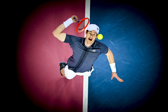 Andy Murray (Gbr) - Montpellier : Andy Murray éliminé par Egor Gerasimov au tournoi de Monpellier (7-6 (10/8), 6-1) à l'Open Sud de France, le 23 février 2021. © JB Autissier / Panoramic / Bestimage