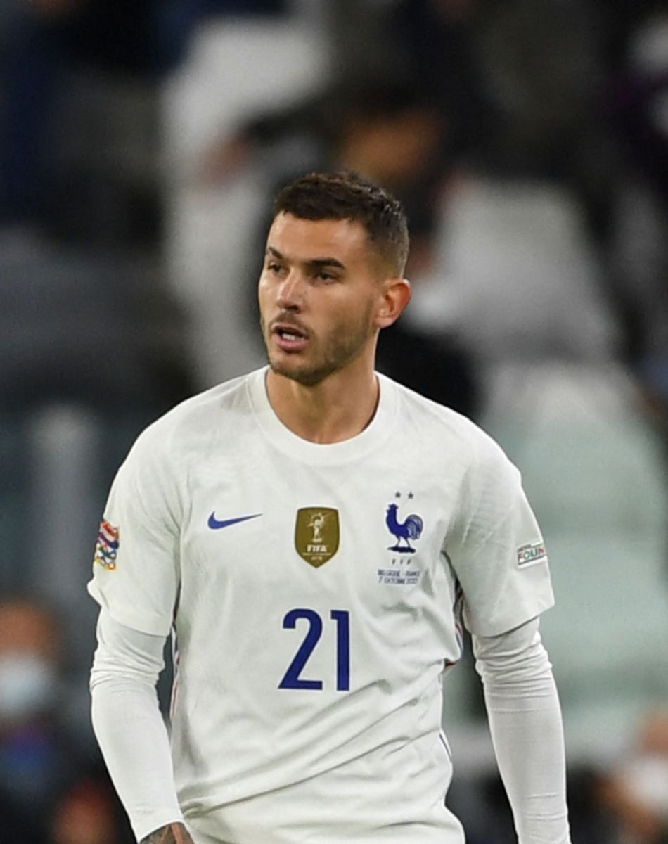 Lucas Hernandez - Match de football en ligue des Nations : La France bat la Belgique au Juventus Stadium à Turin. © Aflo/Panorami/Bestimage