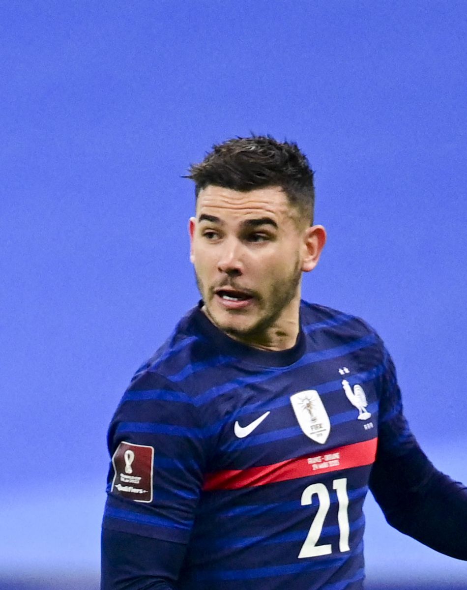 Lucas Hernandez (France) - Match de football : Eliminatoires coupe du monde 2022 : La France et l'Ukraine font un match nul 1-1 au stade de France à Paris le 24 mars 2021. © JB Autissier / Panoramic / Bestimage