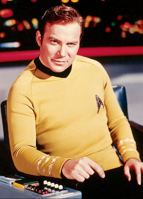 William Shatner, le Capitaine Kirk dans la série "Star Trek". © LFI/ABACA