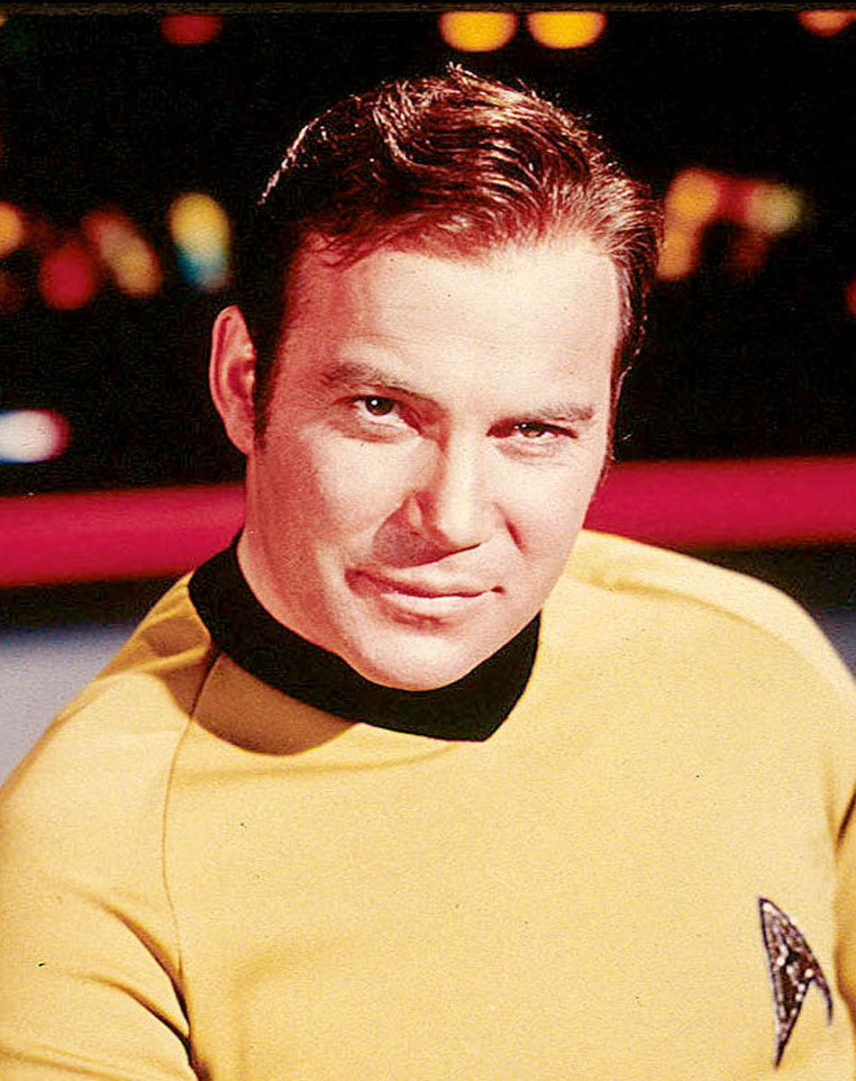William Shatner, le Capitaine Kirk dans la série "Star Trek". © LFI/ABACA