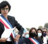 Rachida Dati, maire du 7ème arrondissement - La maire de Paris Anne Hidalgo inaugure la promenade Gisèle Halimi sur les bords de Seine, dans le 7ème arrondissement de Paris, France, le 31 août 2021.