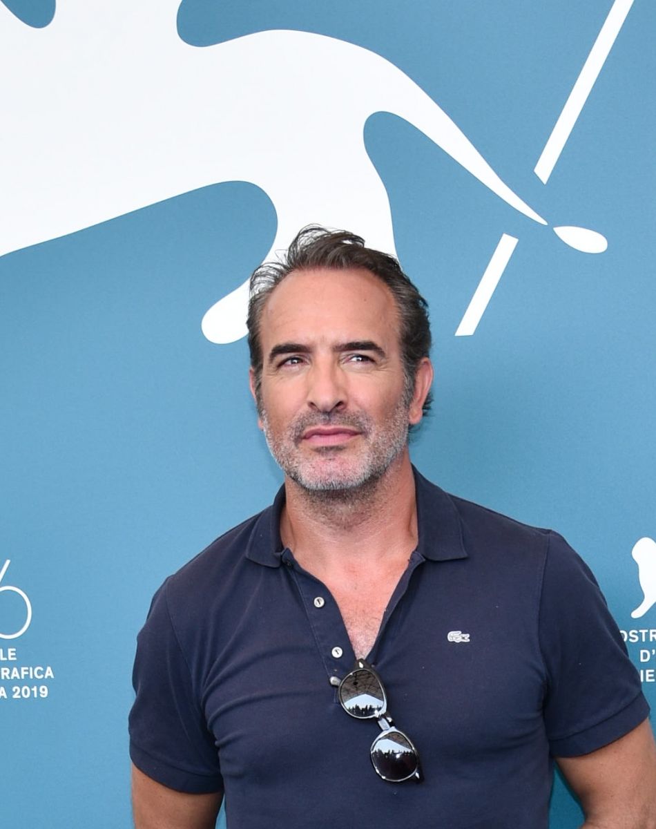 Jean Dujardin - Photocall du film "J'accuse !" lors de la 76e Mostra de Venise, le 30 août 2019.