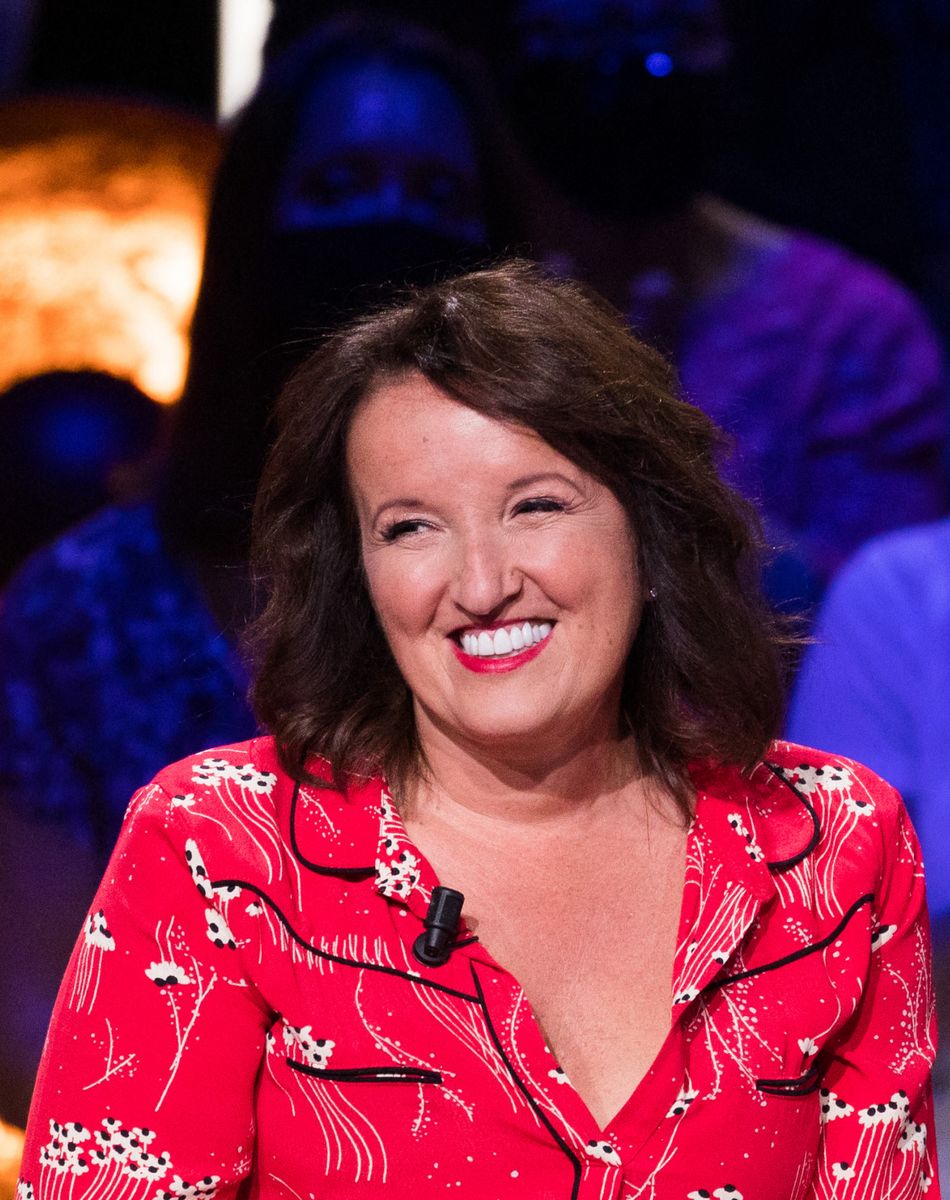 Exclusif - Anne Roumanoff - Enregistrement de l'émission "La boite à secrets" N°6, présentée par F.Bollaert, qui sera diffusée le 13 novembre sur France 3. Le 22 septembre 2020 © Tiziano Da Silva / Bestimage
