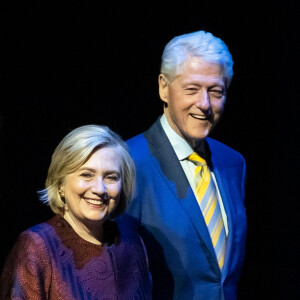 Bill et Hillary Clinton en conférence à Las Vegas. Le 5 mai 2019