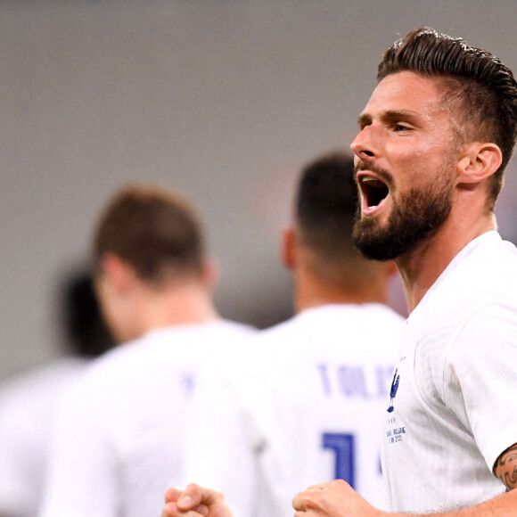 Olivier Giroud - Match amical de préparation à l'Euro 2021 France - Bulgarie (3-0) au Stade de France en présence de 5000 spectateurs à Saint-Denis le 8 juin 2021. © Philippe Lecoeur / Panoramic / Bestimage