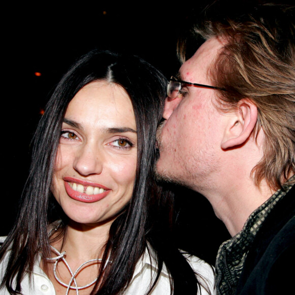 Guillaume Depardieu et Béatrice Dalle- Soirée au "Café de l'Homme" à Paris