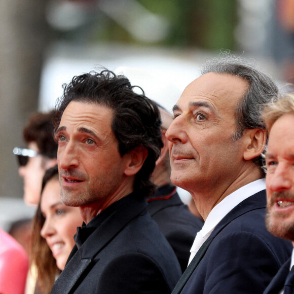 Adrien Brody, Alexandre Desplat, Owen Wilson - Montée des marches du film "The French Dispatch" lors du 74e Festival de Cannes. Le 12 juillet 2021. © Borde-Jacovides-Moreau / Bestimage