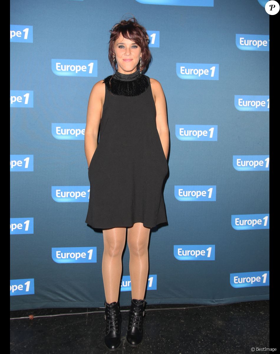 Zaz - Backstage du concert des 60 ans d'Europe 1 au Zénith à Paris. Le 21 mai 2015.