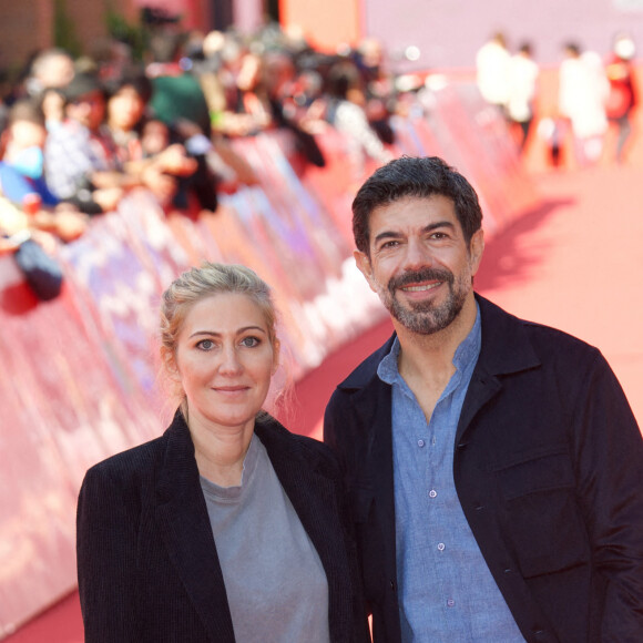 Amanda Sthers, Pierfrancesco Favino - Red carpet du film "Promises" lors du 16ème Festival du Film de Rome. Le 17 octobre 2021 