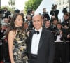 Guy Marchand et sa femme Adelina lors de la montée des marchés du 61e Festival de Cannes en 2008.