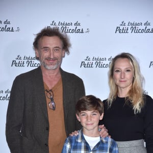 Jean-Paul Rouve, Audrey Lamy et Ilan Debrabant - Avant-première du film "Le trésor du Petit Nicolas" au Grand Rex à Paris le 3 octobre 2021.