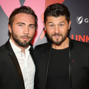 Christophe Beaugrand et son mari Ghislain Gerin lors du gala de charité le grand bal "ParAmour' à l'hôtel de ville de Paris, France. © Denis Guignebourg/Bestimage