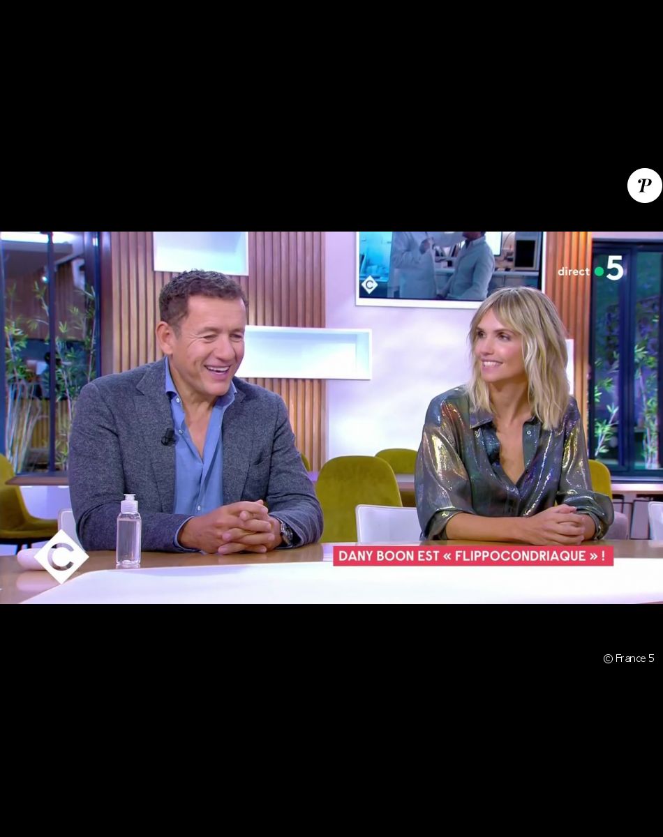 Dany Boon et sa compagne Laurence Arné dans "C à Vous".