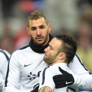 Archive - Karim Benzema (fra) - Mathieu Valbuena (fra) : France vs Bresil.