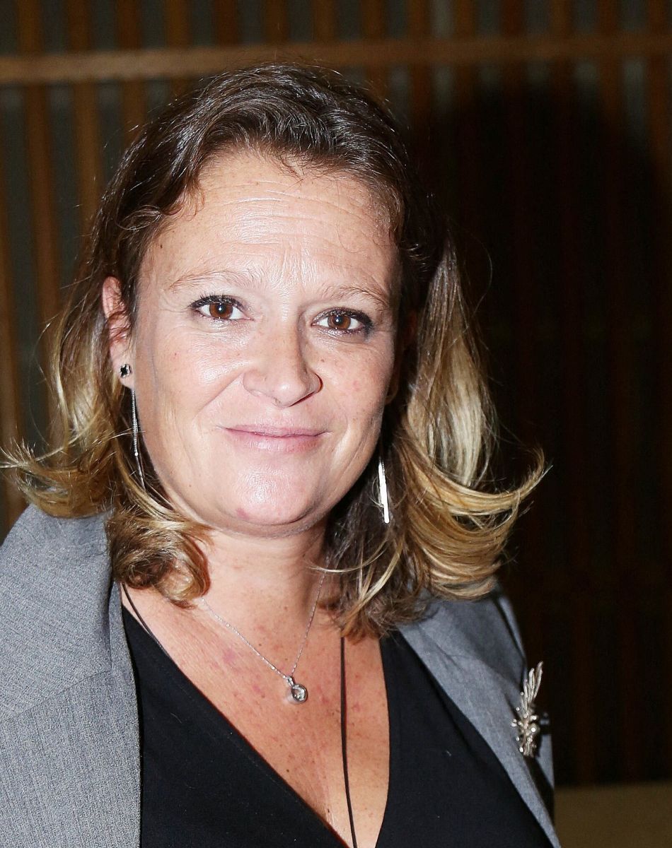 Exclusif - Olivia Grégoire (enceinte) secrétaire d'état chargée de l'Économie sociale, solidaire et responsable intervient lors du congrès Meet'Up Greentech à Paris le 19 octobre 2021