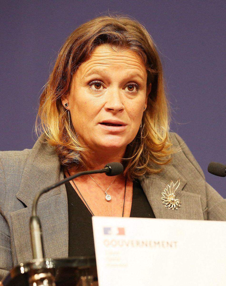 Exclusif - Olivia Grégoire (enceinte) secrétaire d'état chargée de l'Économie sociale, solidaire et responsable intervient lors du congrès Meet'Up Greentech à Paris le 19 octobre 2021