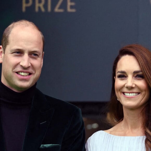 Le prince William, duc de Cambridge, Catherine (Kate) Middleton, duchesse de Cambridge - Première cérémonie de remise des prix Earthshot au Palace Alexandra à Londres le 17 octobre 2021.