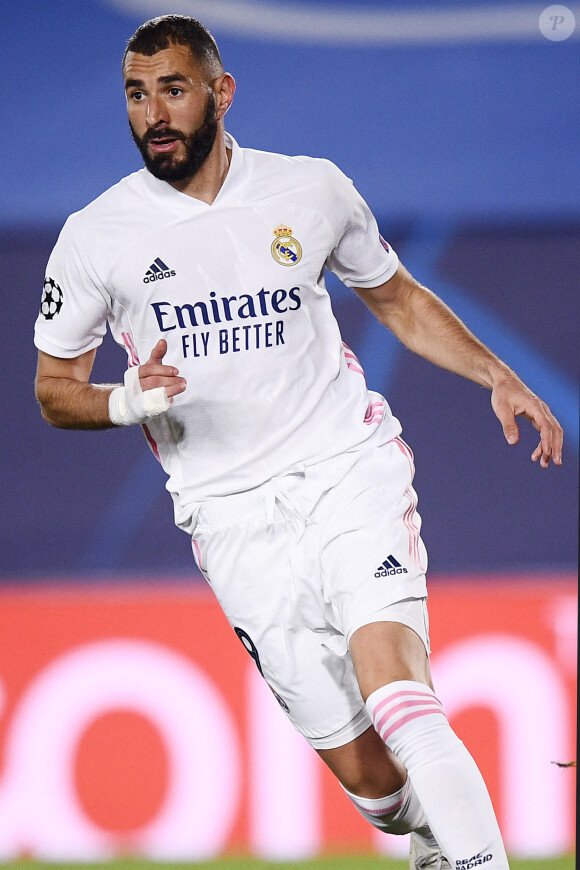 Karim Benzema - Real Madrid Vs Inter Milan - Match de football de la Ligue des Champions à Madrid le 3 novembre 2020.