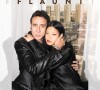 Nicolas Cagae et sa femme Riko Shibata posent pour la première fois pour un magazine, "Flaunt". Octobre 2021.