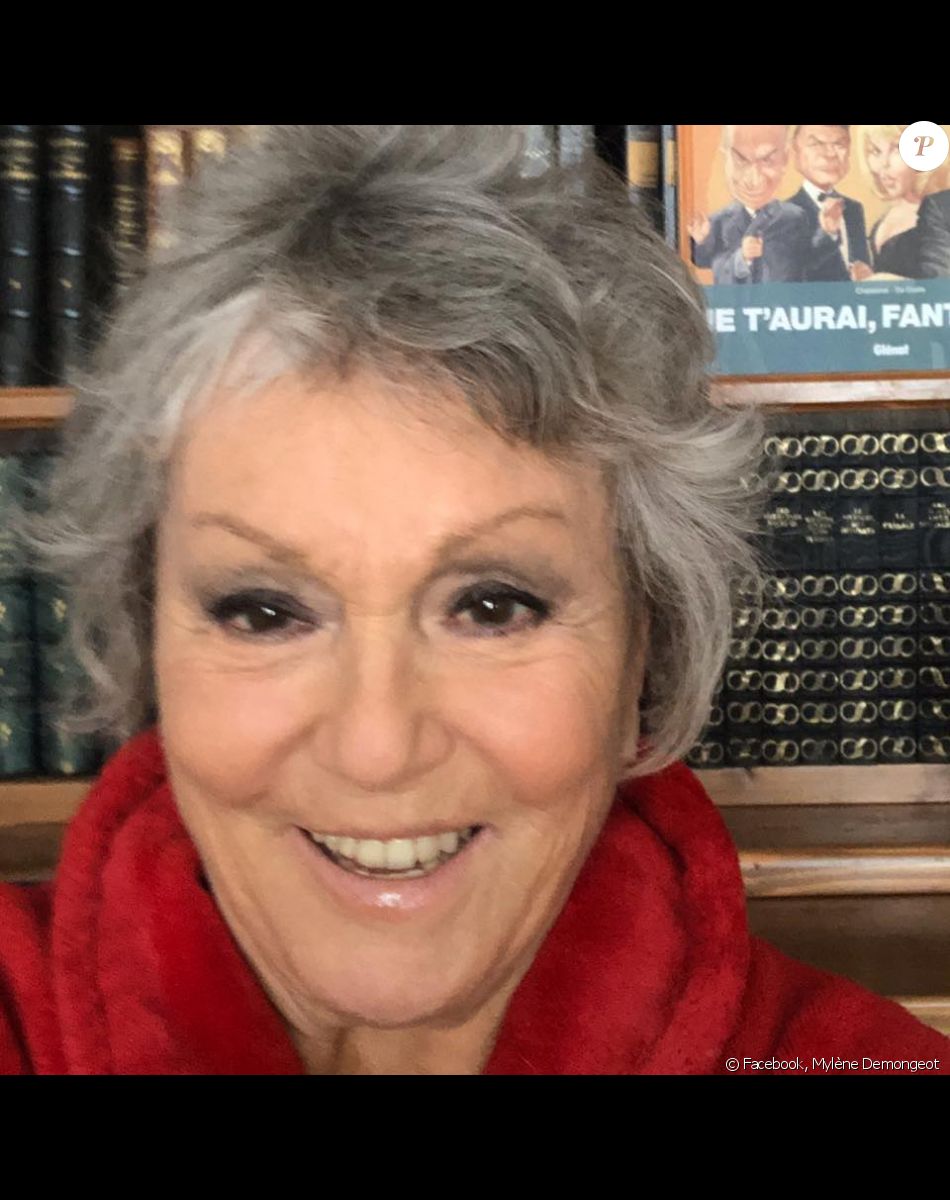 Mylène Demongeot sur Facebook. Le 7 mai 2020.