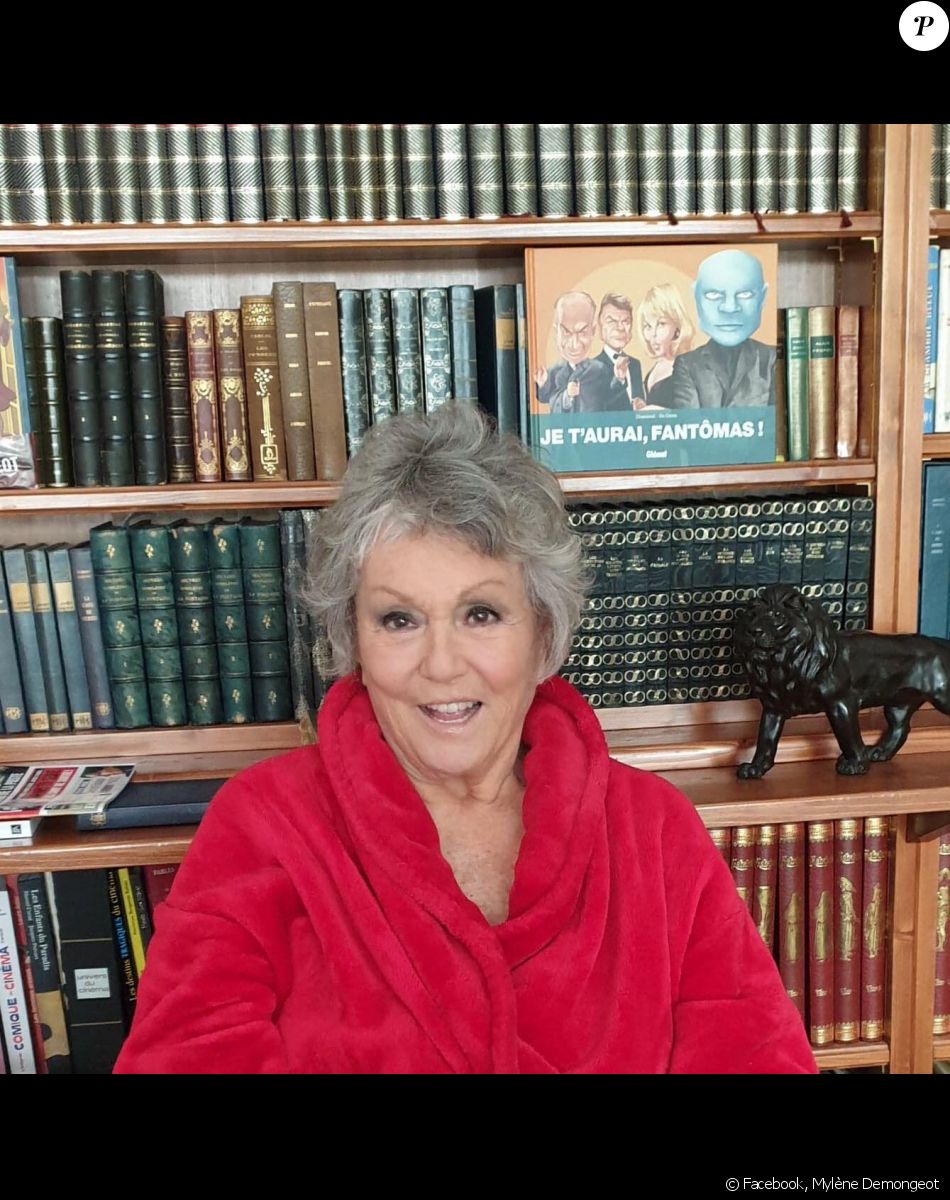 Mylène Demongeot sur Facebook. Le 6 mai 2020.