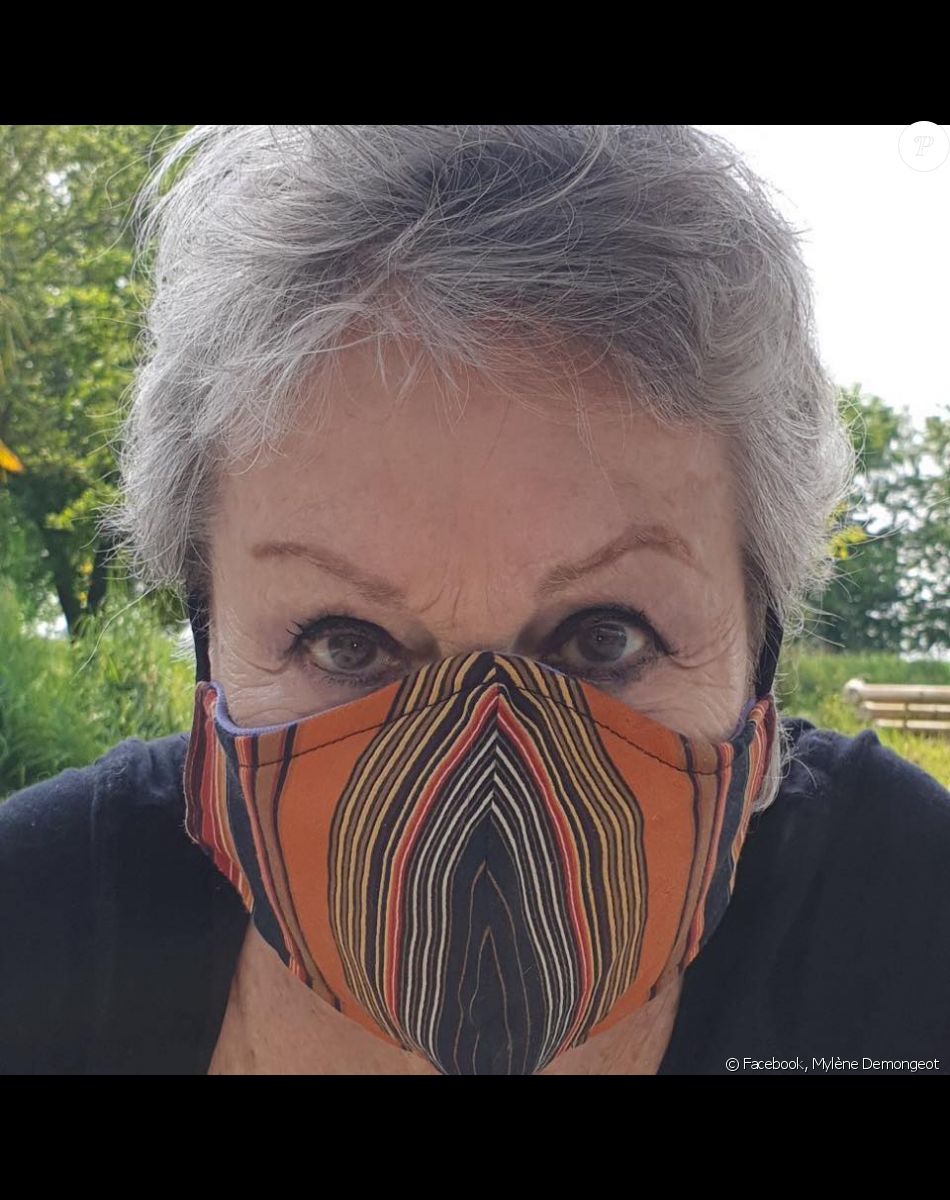 Mylène Demongeot sur Facebook. Le 28 avril 2020.