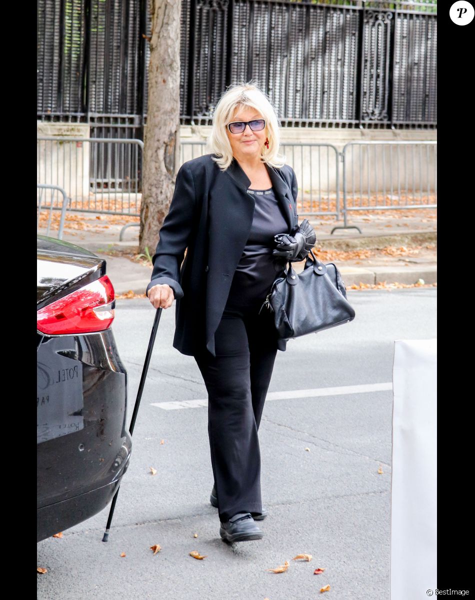 Mylène Demongeot arrive à l'enregistrement de l'émission "Vivement Dimanche Prochain" au studio Gabriel à Paris, France, le 11 septembre 2019.