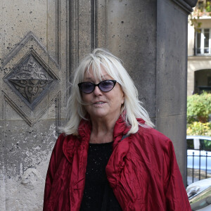 Mylène Demongeot - Obsèques du comédien Jean Piat en l'église Saint François-Xavier à Paris le 21 septembre 2018.