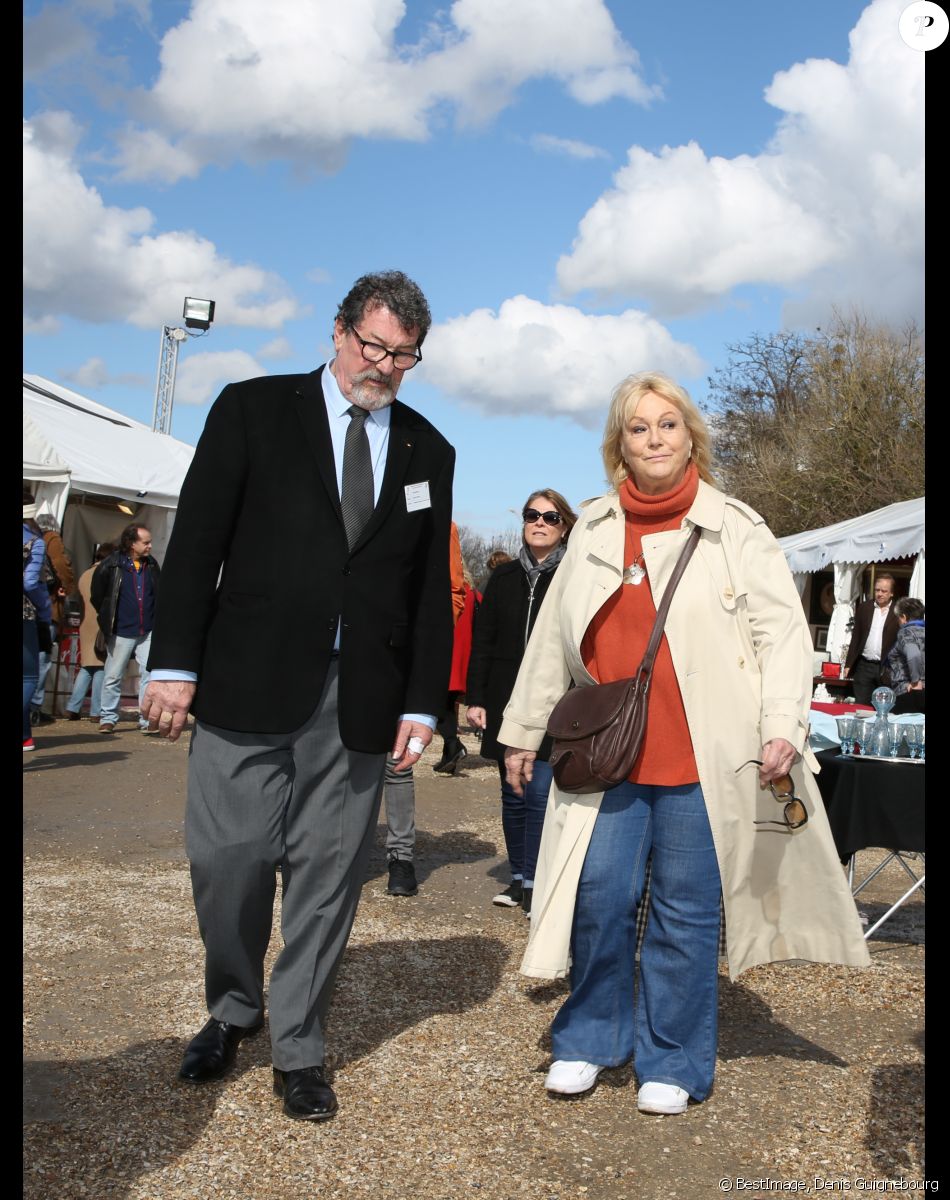 Exclusif - Mylène Demongeot lors de la 96e édition de la foire de Chatou (la plus célèbre et ancienne foire à la brocante de France) en France, le 11 mars 2018. © Denis Guignebourg/Bestimage