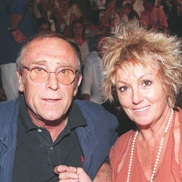 Mylène Demongeot et Marc Simenon - Festival de Ramatuelle. Le 7 août 1998.