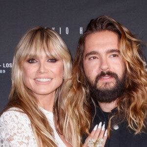 Heidi Klum et son mari Tom Kaulitz - Le groupe Tokio Hotel présente son nouveau single "Here comes The Night" au club China à Berlin, Allemagne, le 22 octobre 2021.