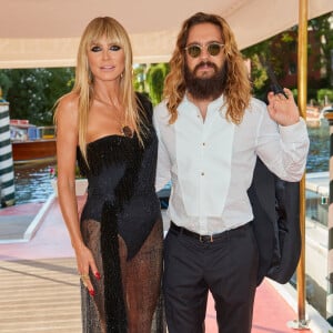 Heidi Klum et son mari Tom Kaulitz - People à la sortie de l'événement Dolce & Gabbana à l'hôtel Excelsior à Venise. Le 29 août 2021